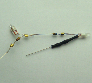 端子连接氖灯  氖灯+电阻+热收缩套管